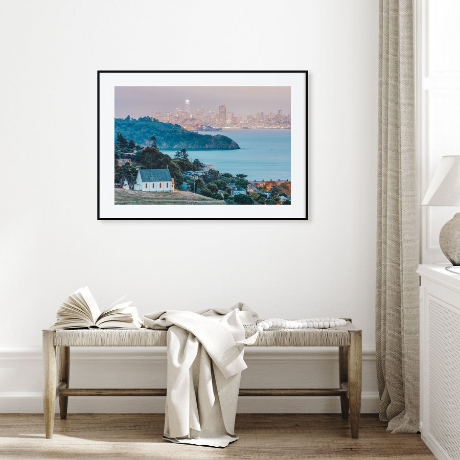 Marin County Landscape Color Poster