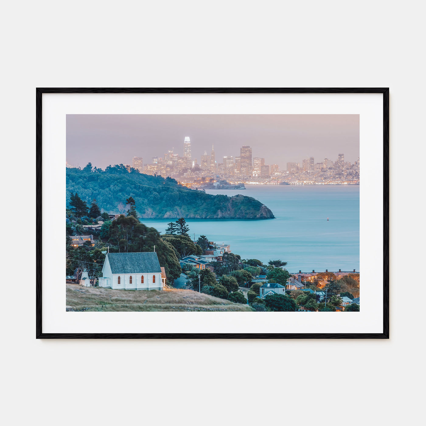 Marin County Landscape Color Poster