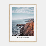 Marin County Portrait Color Poster