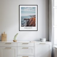 Marin County Portrait Color Poster