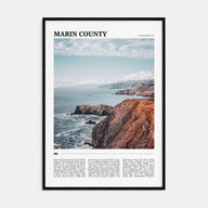 Marin County Travel Color Poster