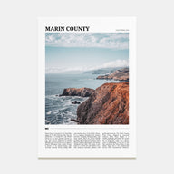 Marin County Travel Color Poster