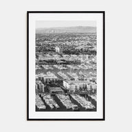 Marina Del Rey Photo B&W No 2 Poster