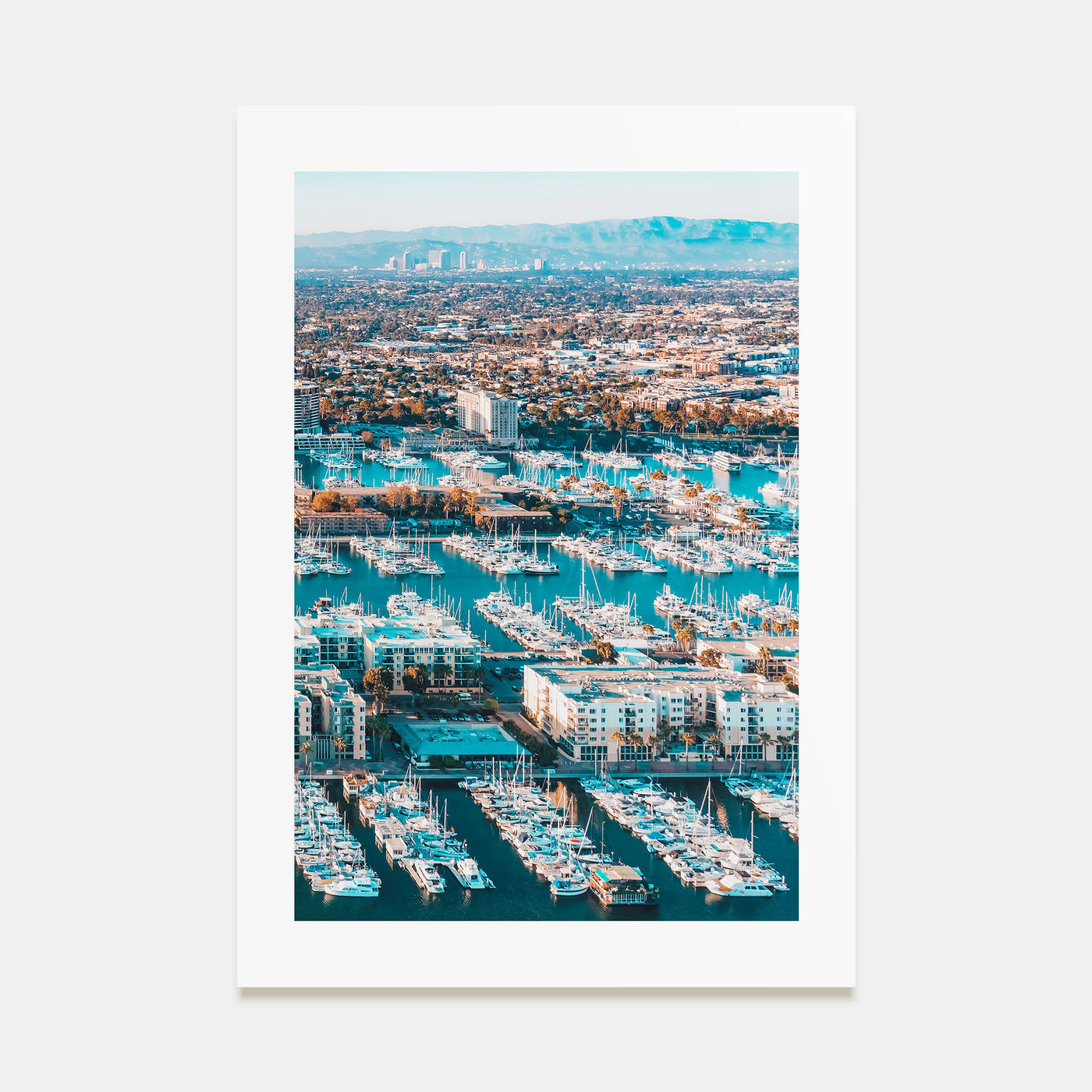 Marina Del Rey Photo Color Poster