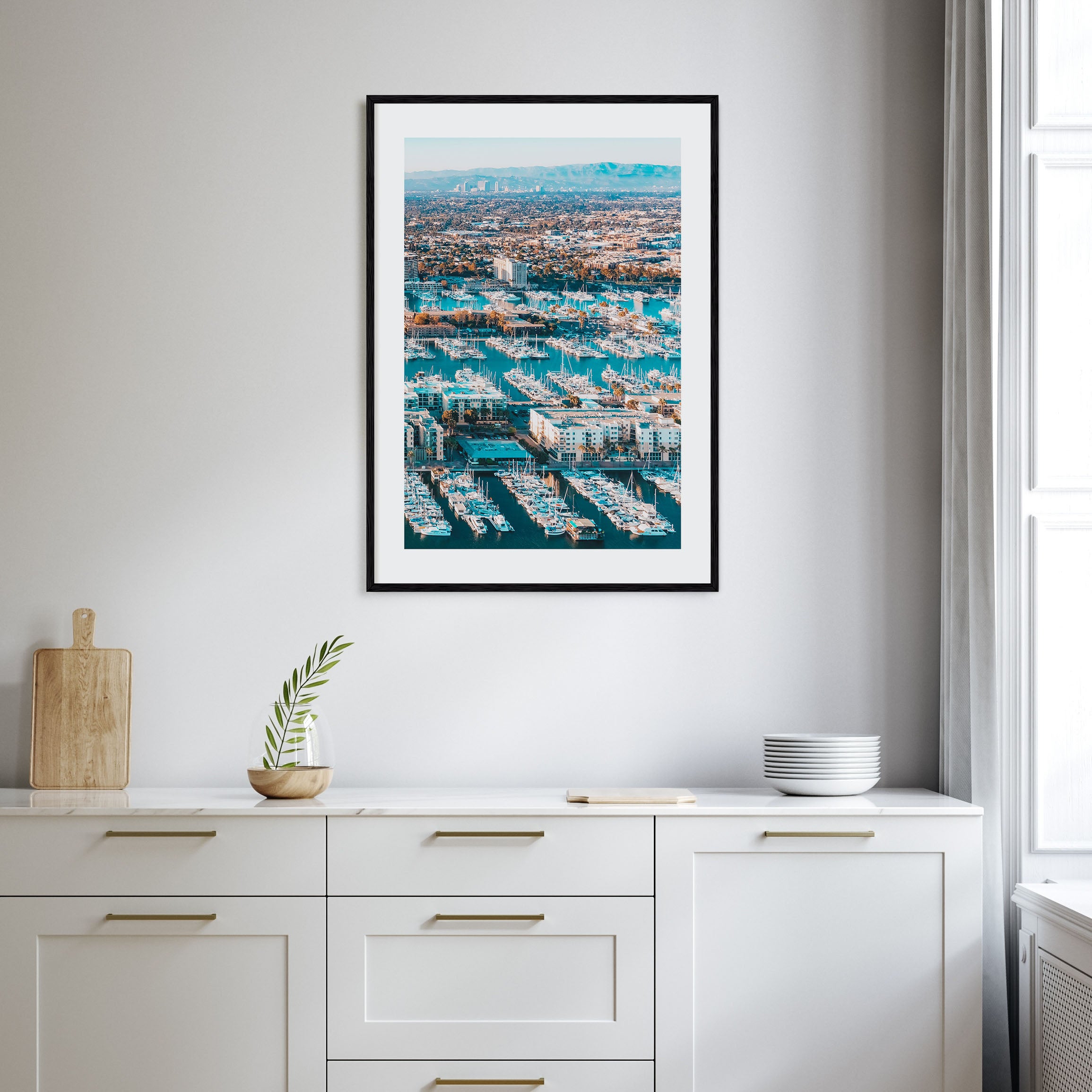 Marina Del Rey Photo Color Poster
