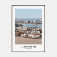 Marina Del Rey Portrait Color Poster