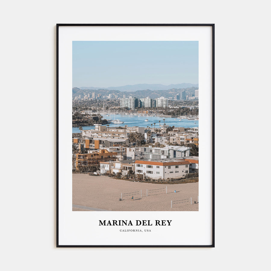 Marina Del Rey Portrait Color Poster