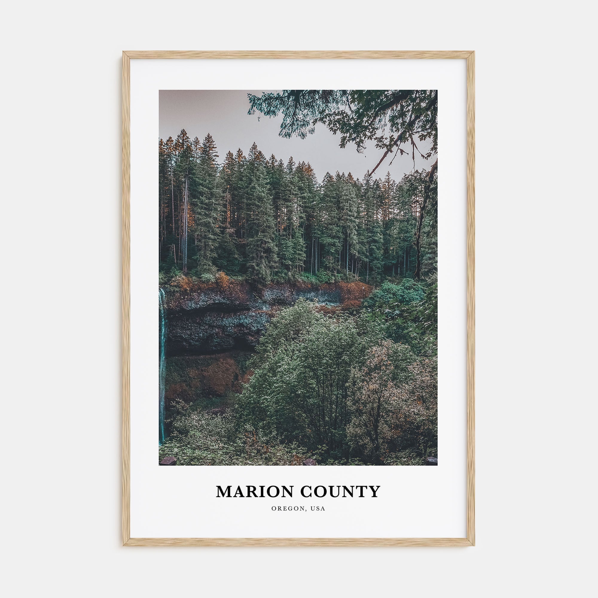 Marion County Portrait Color Poster