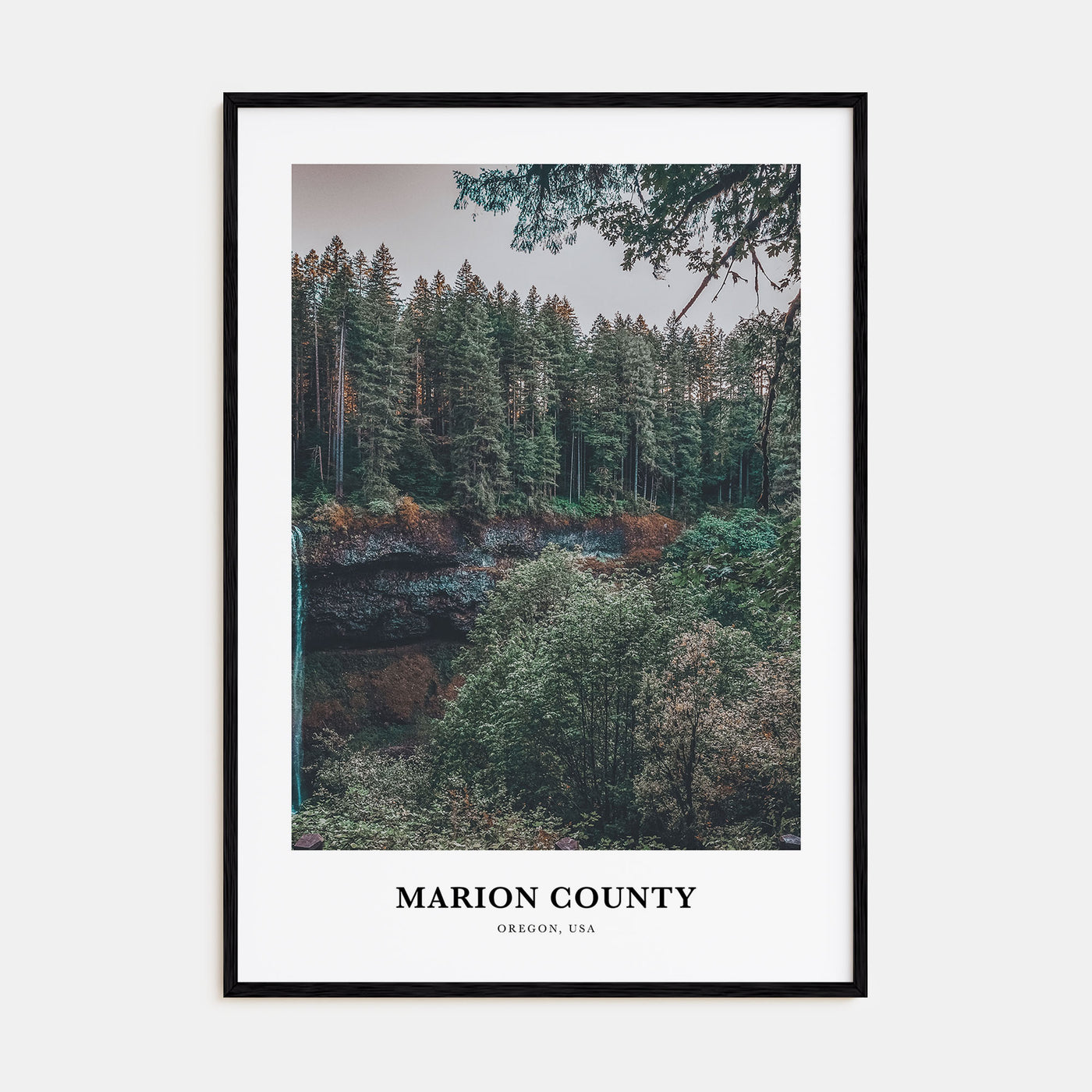 Marion County Portrait Color Poster
