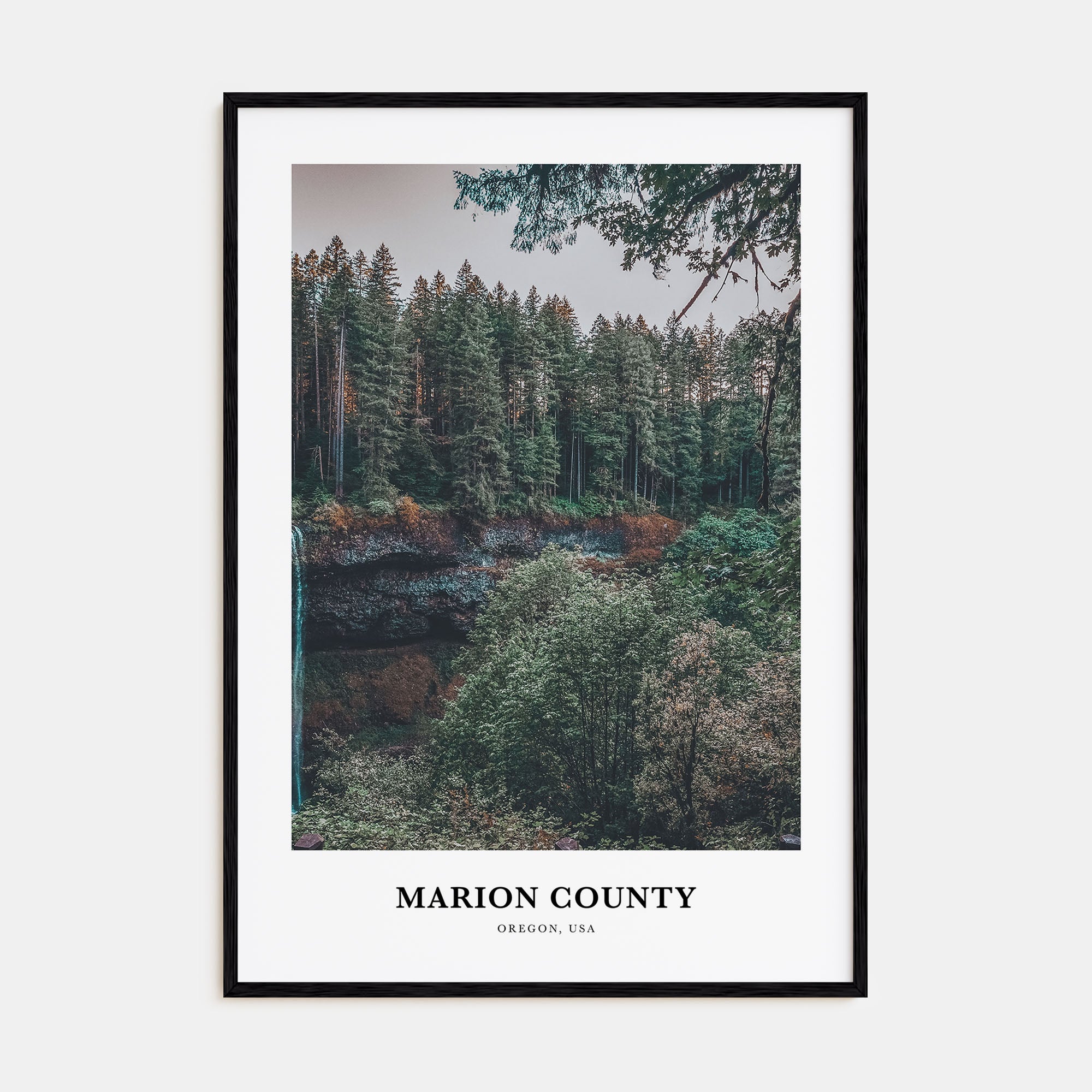 Marion County Portrait Color Poster