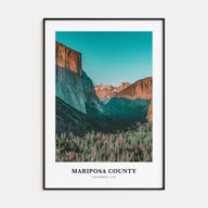Mariposa County Portrait Color Poster