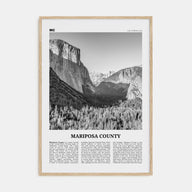 Mariposa County Travel B&W Poster