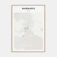 Marmaris Map Portrait Poster
