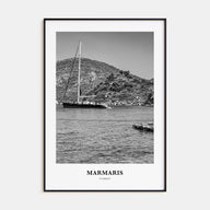 Marmaris Portrait B&W Poster