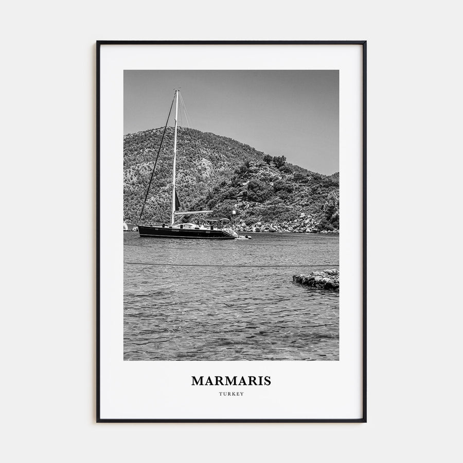 Marmaris Portrait B&W Poster