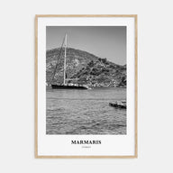 Marmaris Portrait B&W Poster