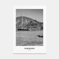 Marmaris Portrait B&W Poster