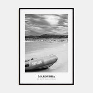 Maroubra Portrait B&W Poster