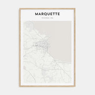 Marquette Map Portrait Poster