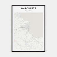 Marquette Map Portrait Poster