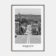 Marquette Portrait B&W Poster