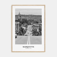 Marquette Portrait B&W Poster