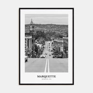 Marquette Portrait B&W Poster