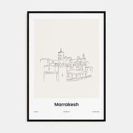 Marrakesh Drawn Poster
