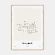 Marrakesh Drawn Poster