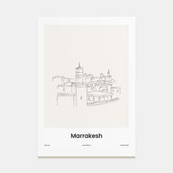 Marrakesh Drawn Poster