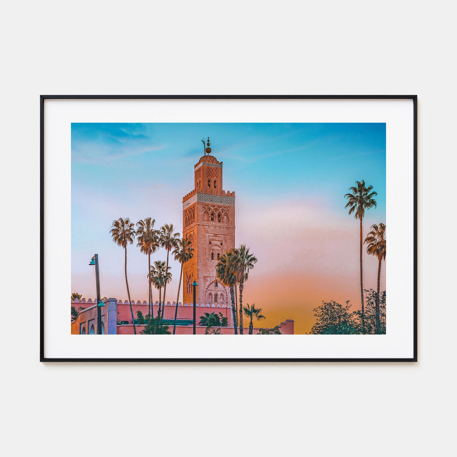 Marrakesh Landscape Color Poster