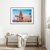 Marrakesh Landscape Color Poster