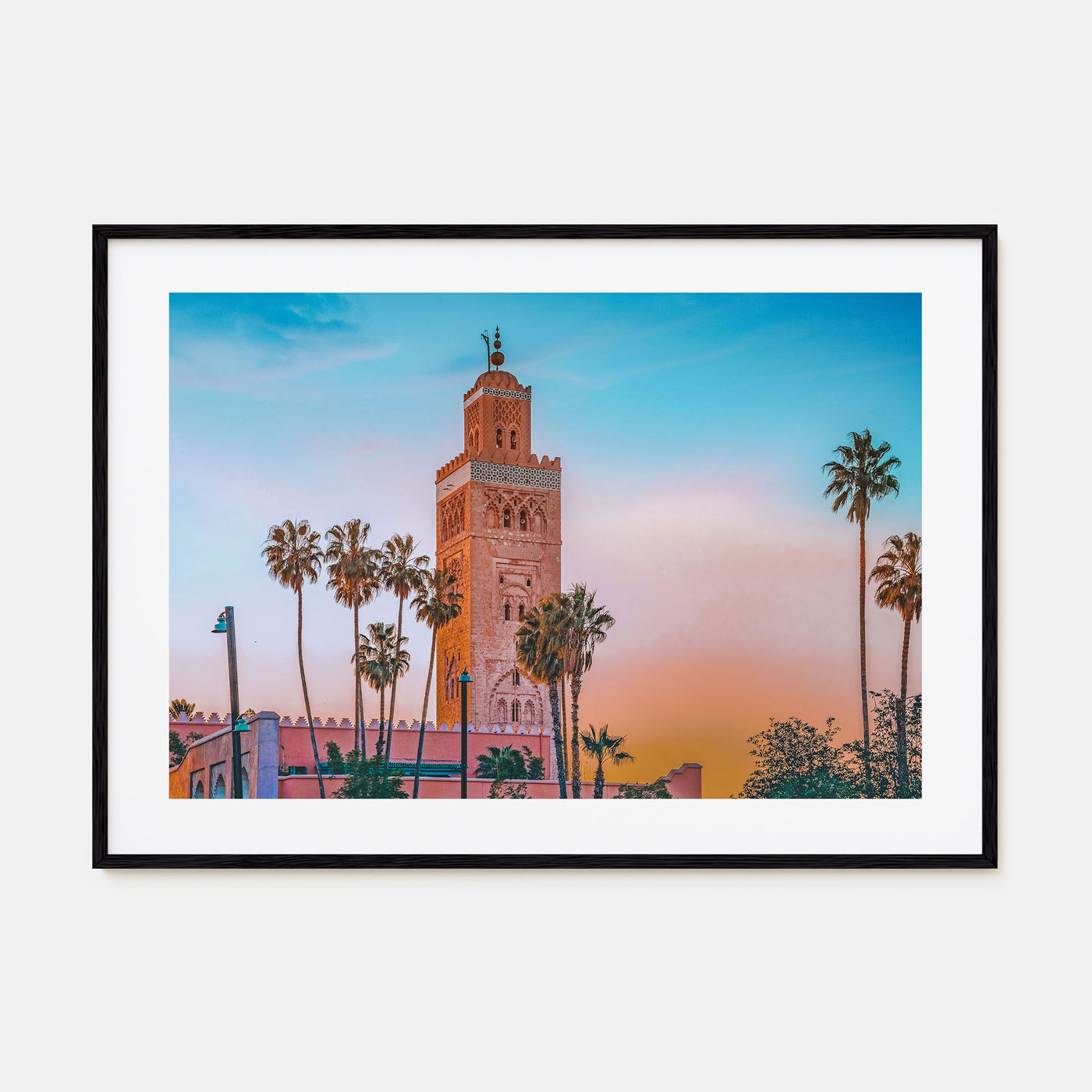 Marrakesh Landscape Color Poster