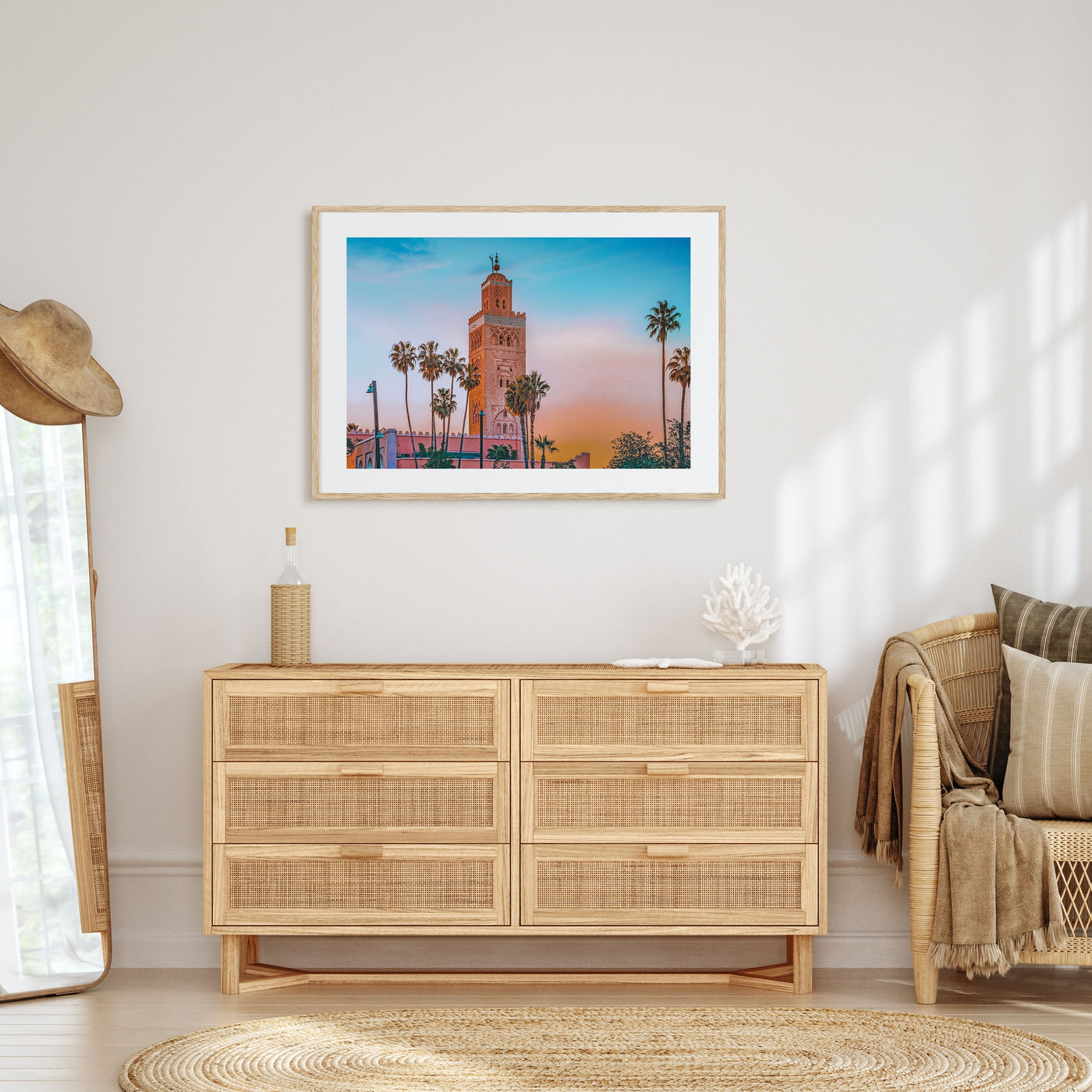 Marrakesh Landscape Color Poster