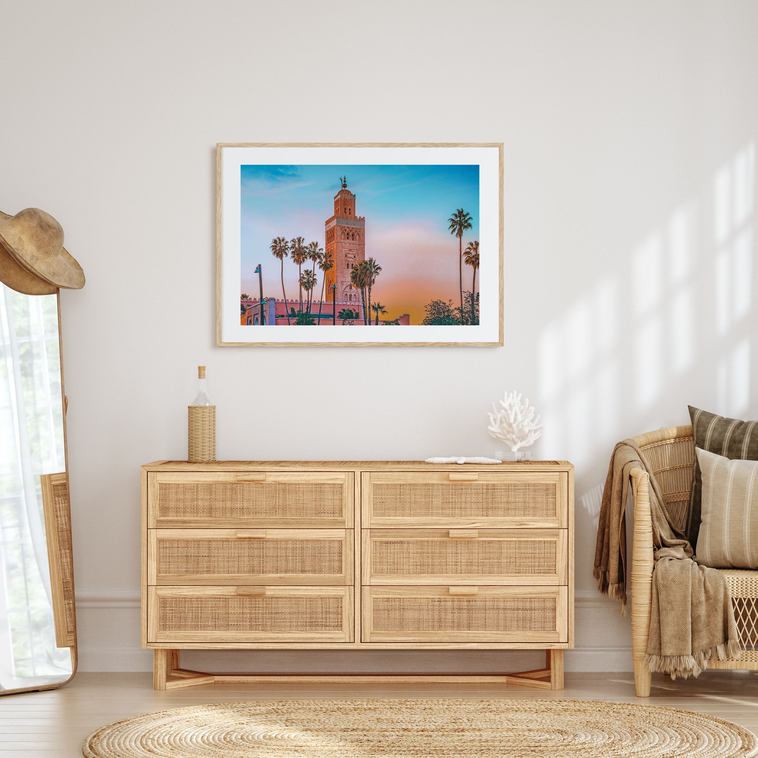 Marrakesh Landscape Color Poster
