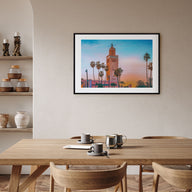 Marrakesh Landscape Color Poster