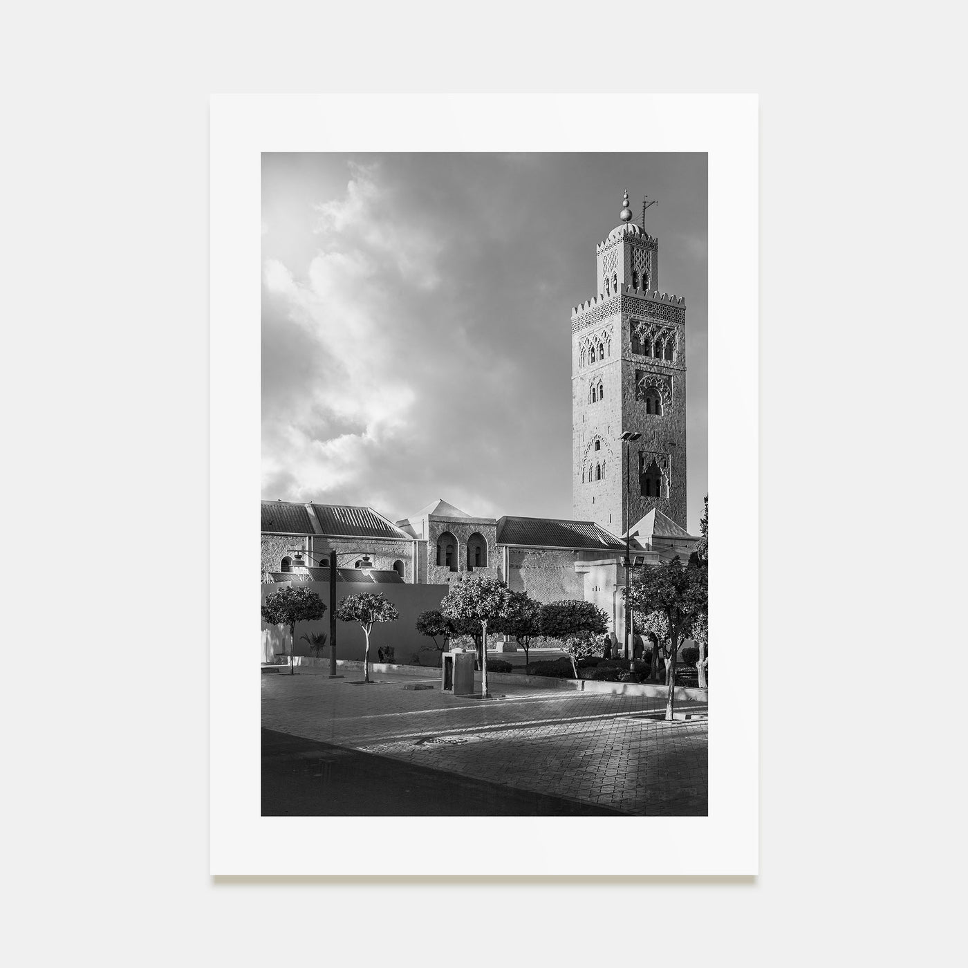Marrakesh Photo B&W Poster