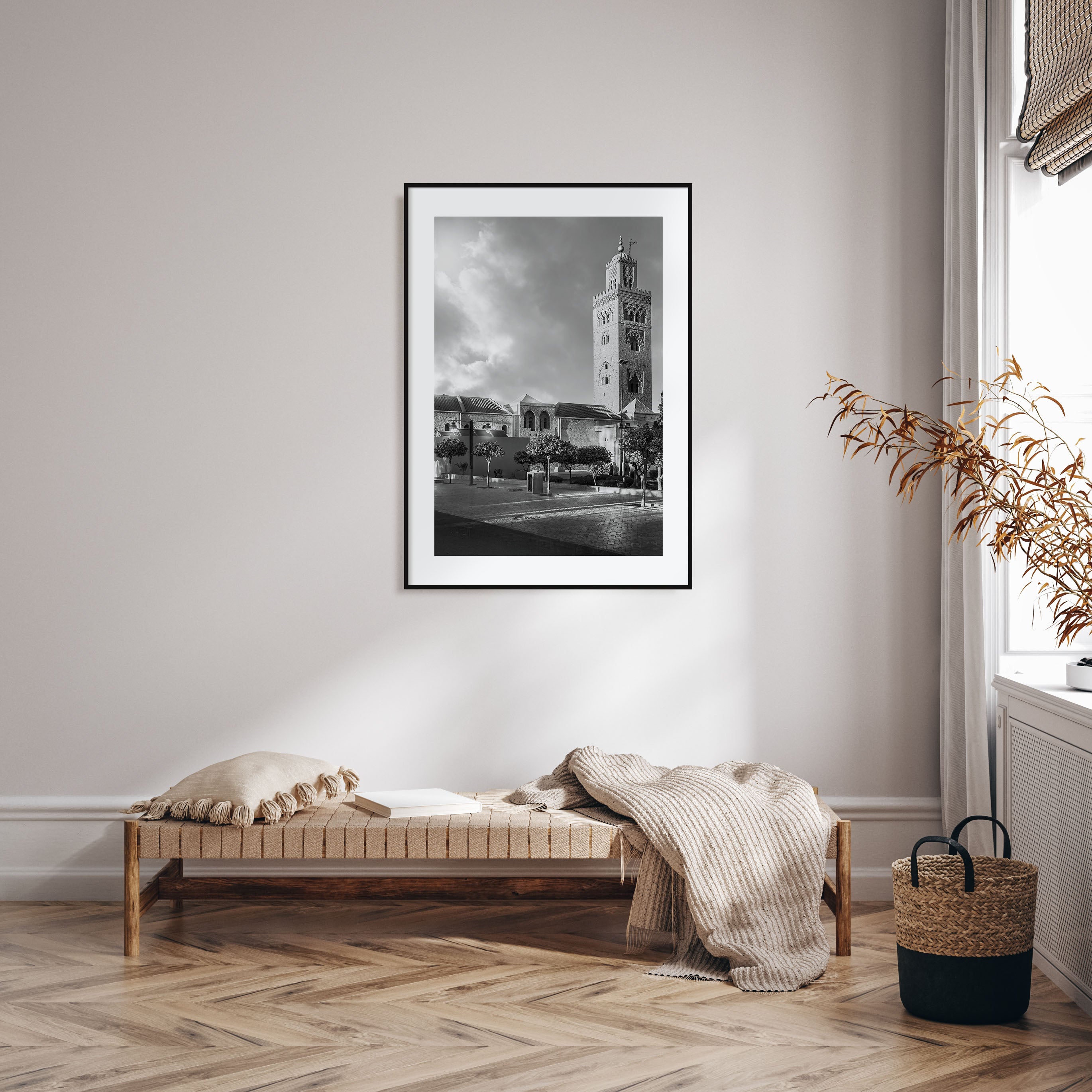 Marrakesh Photo B&W Poster