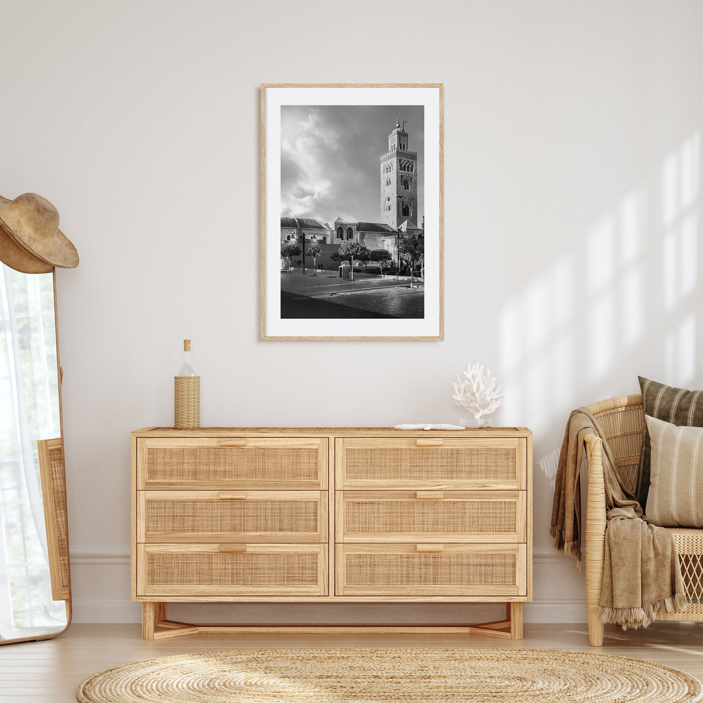 Marrakesh Photo B&W Poster