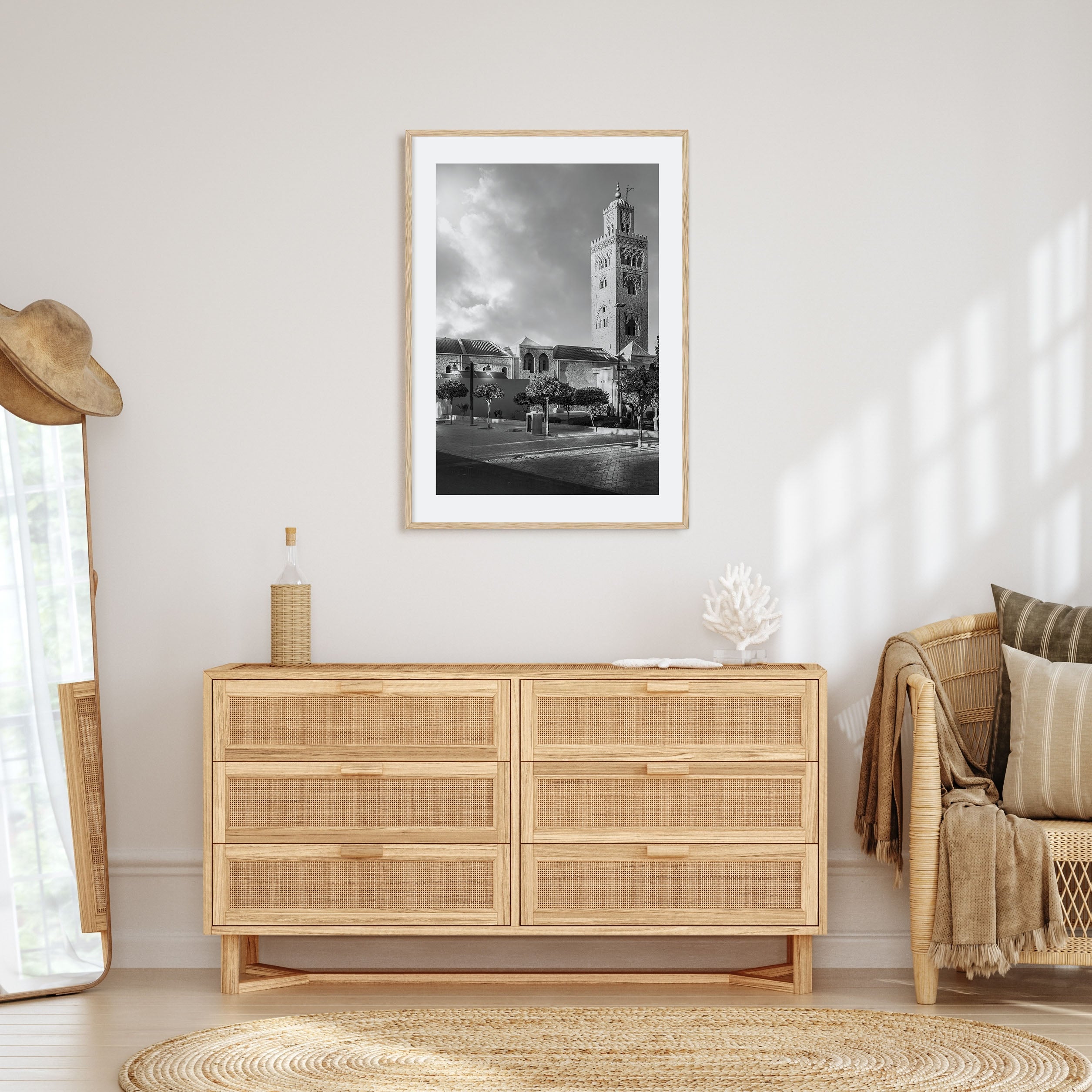 Marrakesh Photo B&W Poster