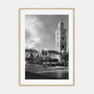 Marrakesh Photo B&W Poster
