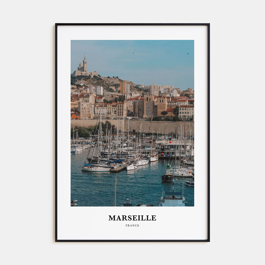 Marseille Portrait Color Poster