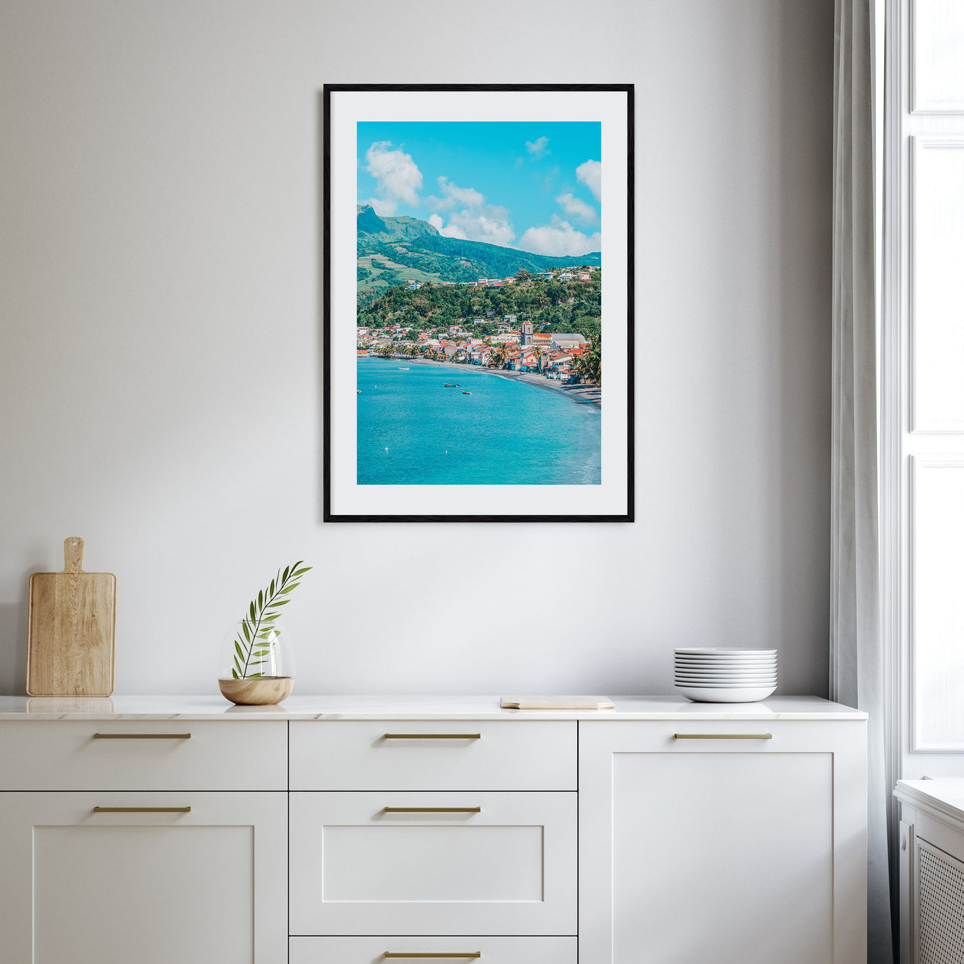 Martinique Photo Color Poster