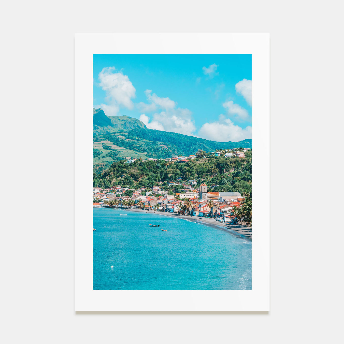 Martinique Photo Color Poster