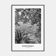 Martinique Portrait B&W Poster