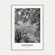 Martinique Portrait B&W Poster