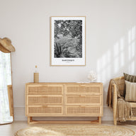 Martinique Portrait B&W Poster