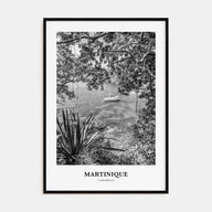 Martinique Portrait B&W Poster