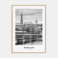 Maryland Portrait B&W Poster