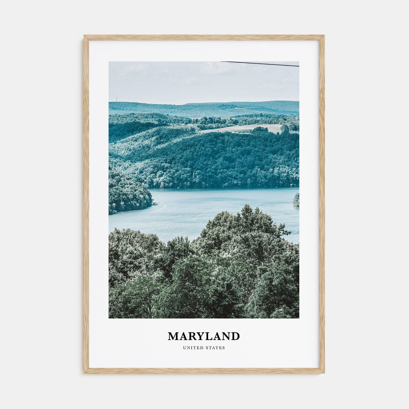 Maryland Portrait Color Poster
